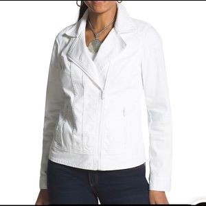 CHICO’S WHITE DENIM JACKET